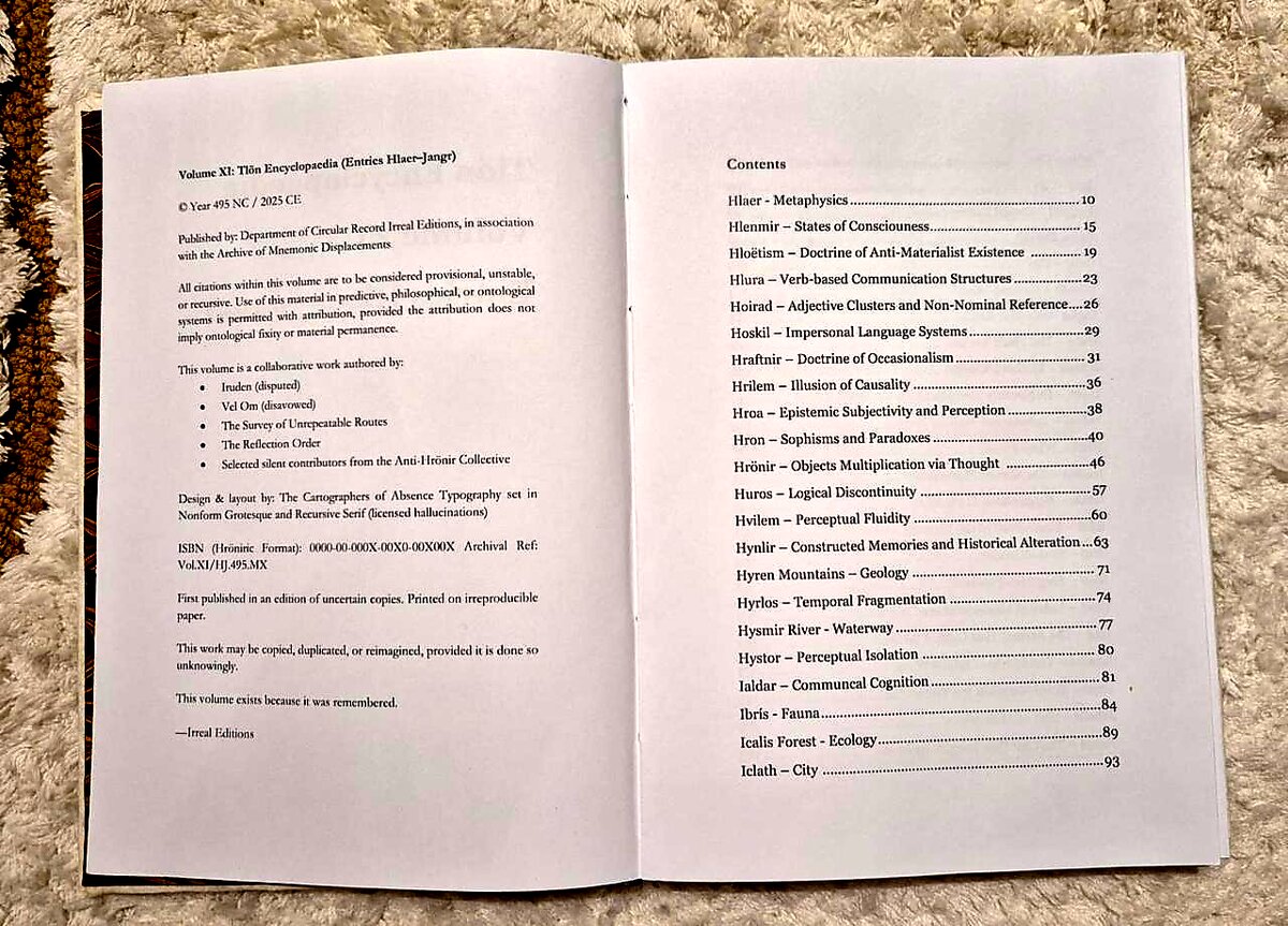 Tlön Encyclopaedia Volume XI - Image 3